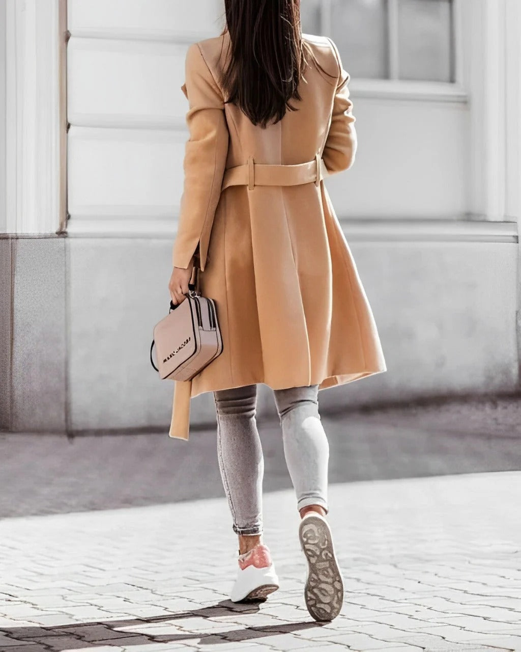 Deena - Elegantní, pohodlný vlněný kabát pro dámy