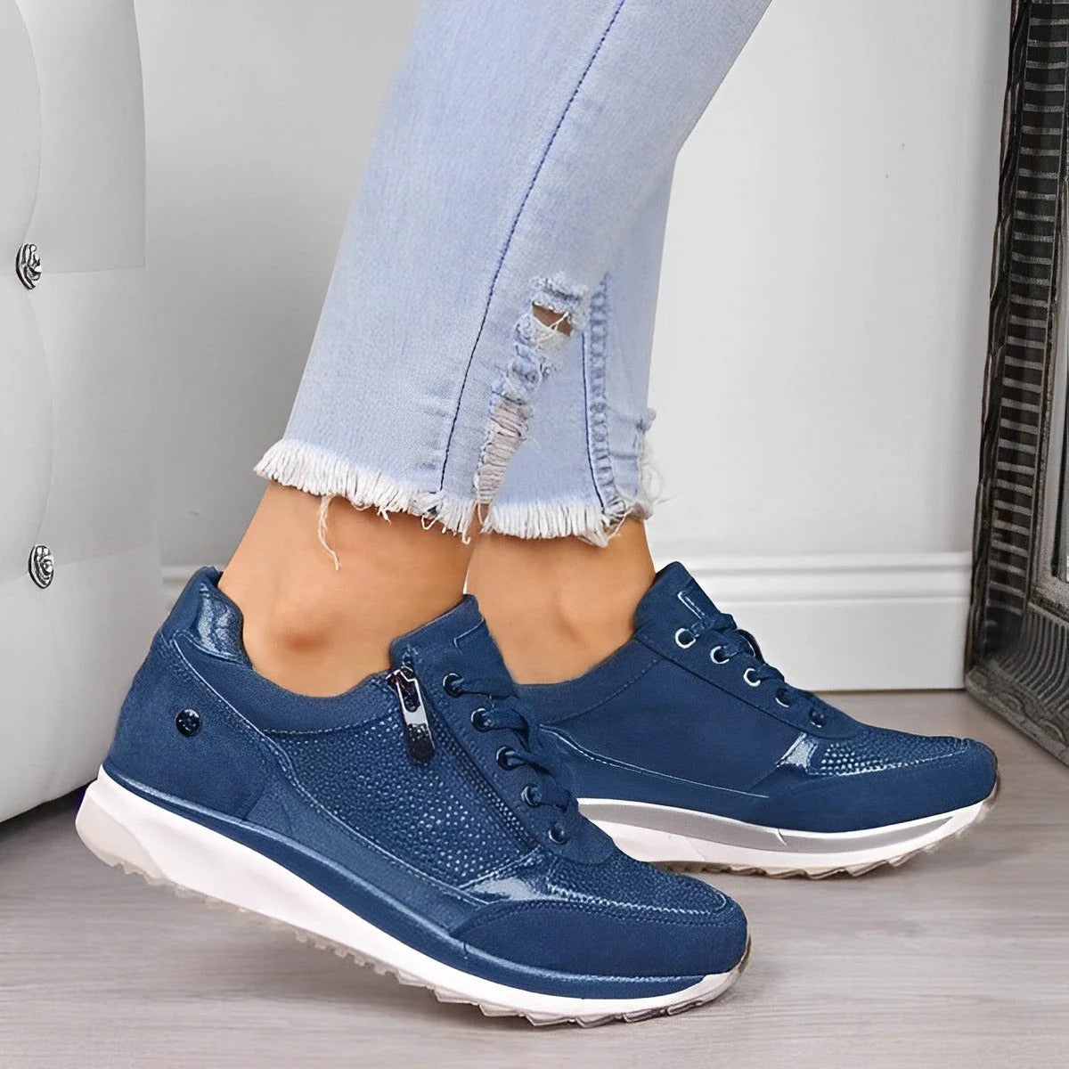 Kaycee - Stylové volnočasové tenisky se zipem pro ženy