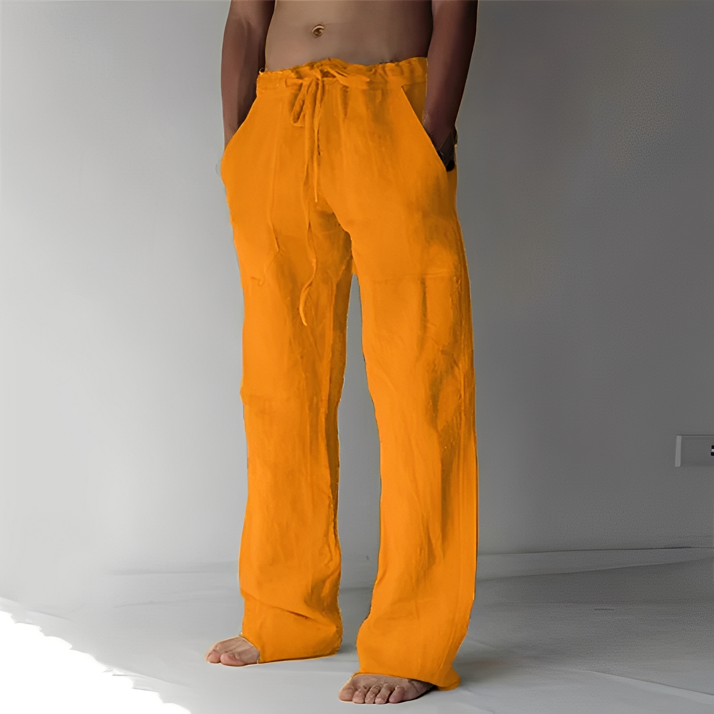 Arthur – Baggy lněné kalhoty pro muže