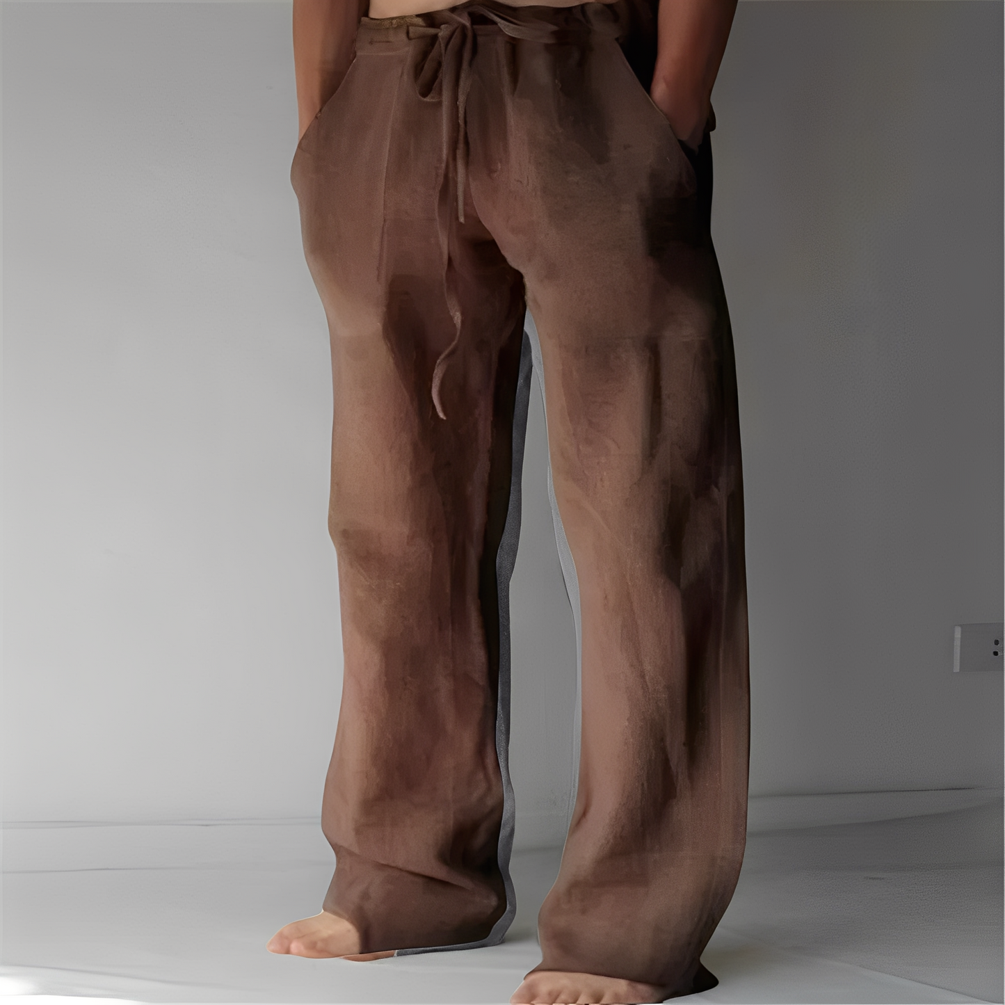 Arthur – Baggy lněné kalhoty pro muže
