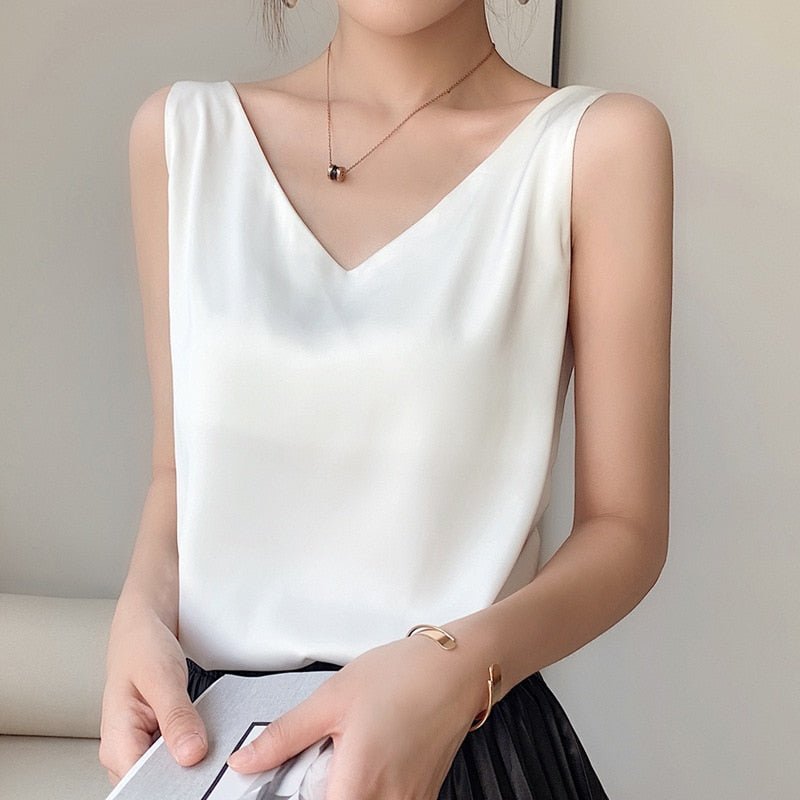 Diya - Stylové V-Neck Top pro ženy
