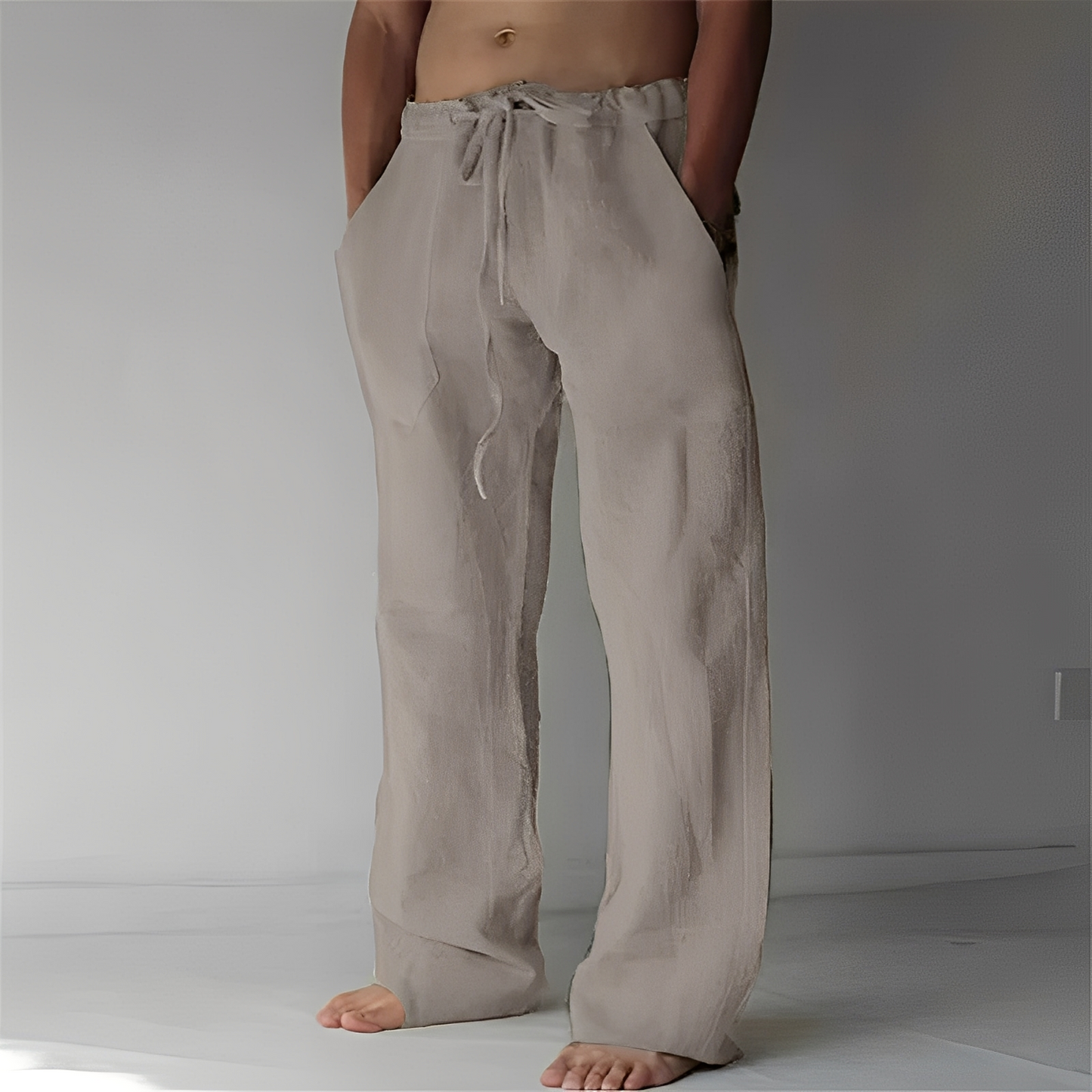 Arthur – Baggy lněné kalhoty pro muže