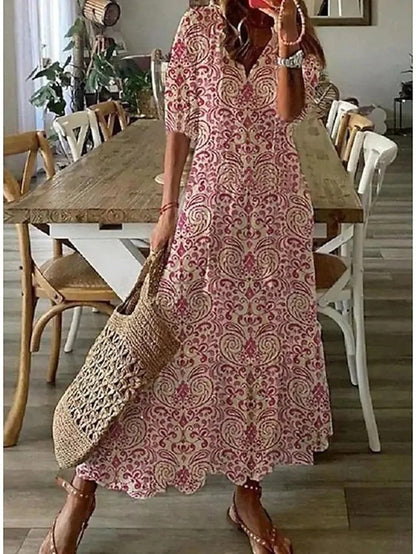 Dianna – Boho šaty, které lichotí oblasti bříška