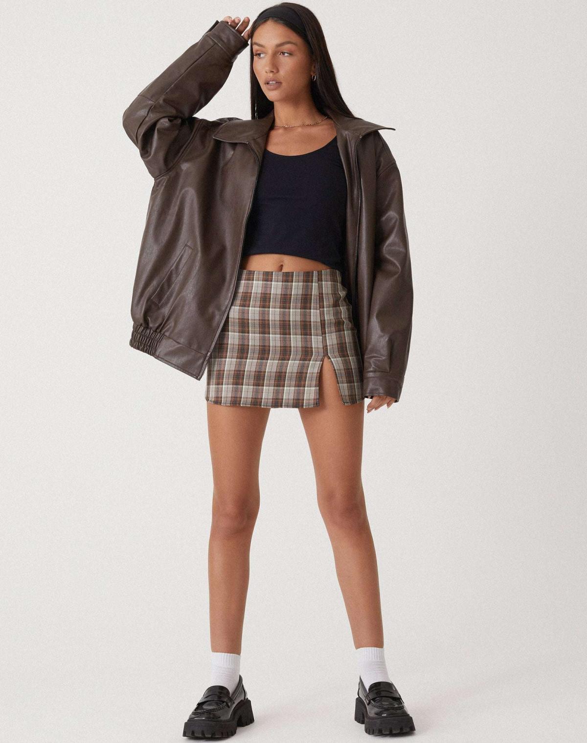 Sophia – Oversize kožená bunda v ležérním stylu