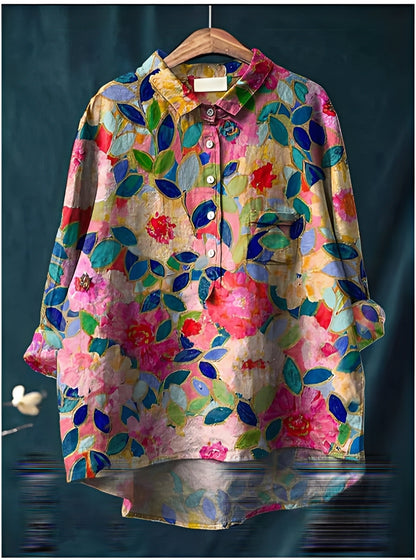 Gwenaël - Tradiční dámské košile s dlouhými rukávy