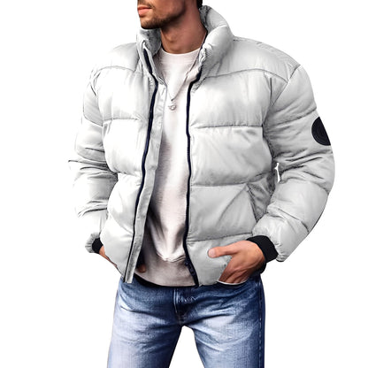 Keaton - Stylová, vycpaná péřová bunda pro muže