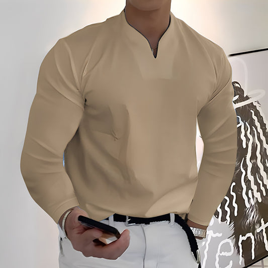 Corentin - Pánská komfortní košile s dlouhým rukávem