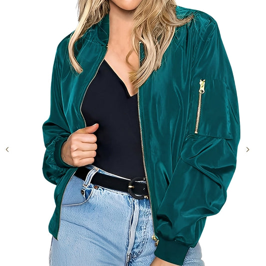Shirlee - Neformální bomber bunda v retro stylu pro ženy