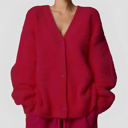 Lavena - Měkký oversize kašmírový svetr pro dámy