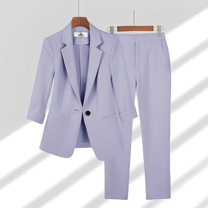 Andrea - Elegantní Blazer a Hosen Set pro ženy