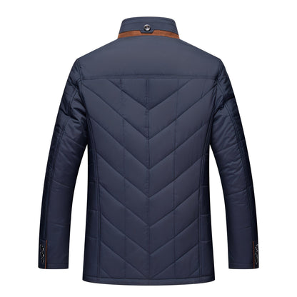 Rodney – Elegantní, vycpaná bunda s knoflíky pro muže