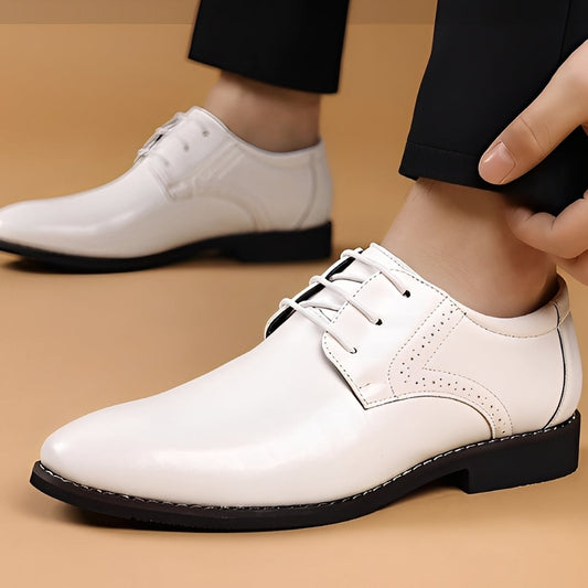 Desmond - Formální kožené boty s brogue detaily pro muže