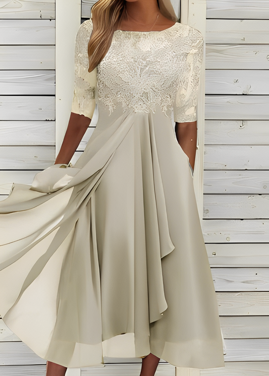 Colleen - Elegantní, vystřižené krajkové šaty pro dámy