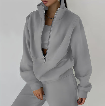 Mélissa - Dvoudílná oversize sada z pohodlné teplákoviny