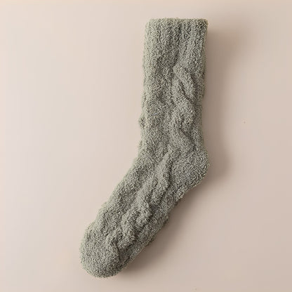 Neely - Unisex ponožky z teplého sametového fleecu