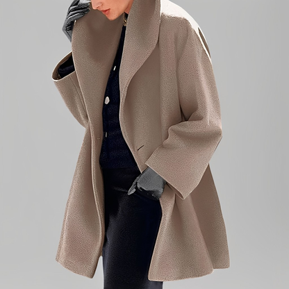 Natalia - Moderní, volně sedící vlněná bunda pro ženy