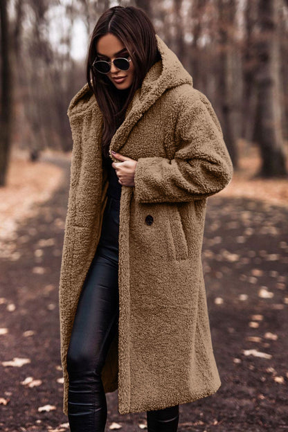 Yancy - Elegantní dlouhý kožíšek pro dámy