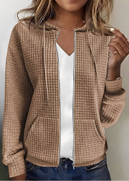 Katherine - Stylový Cardigan s Kapucí a Kapsami pro Ženy