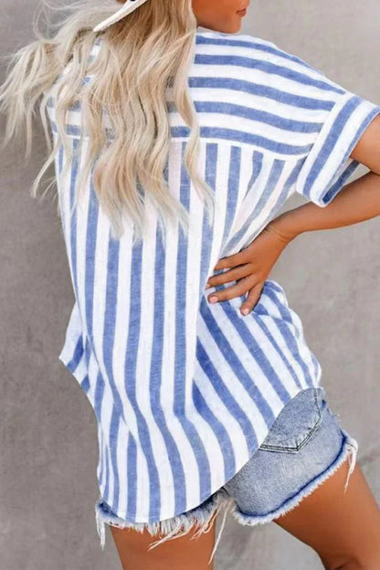 Novie - Top s Patchworkovými Pruhy