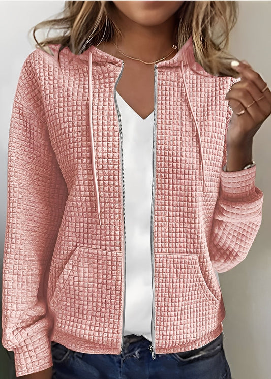 Katherine - Stylový Cardigan s Kapucí a Kapsami pro Ženy