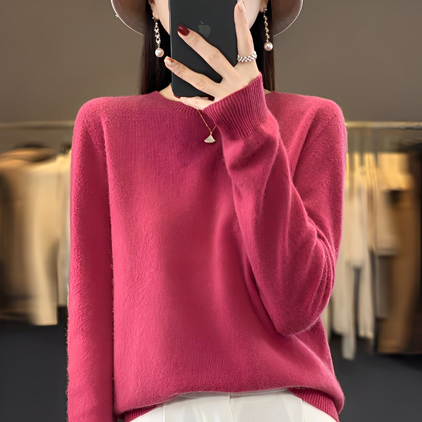 Cheyanne - Elegantní kašmírový svetr pro dámy