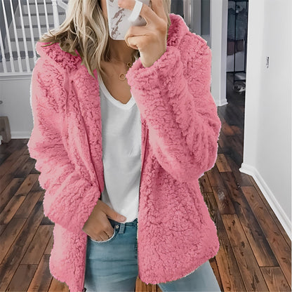 Blaire - Ležérní Teddy kapuce bunda pro ženy