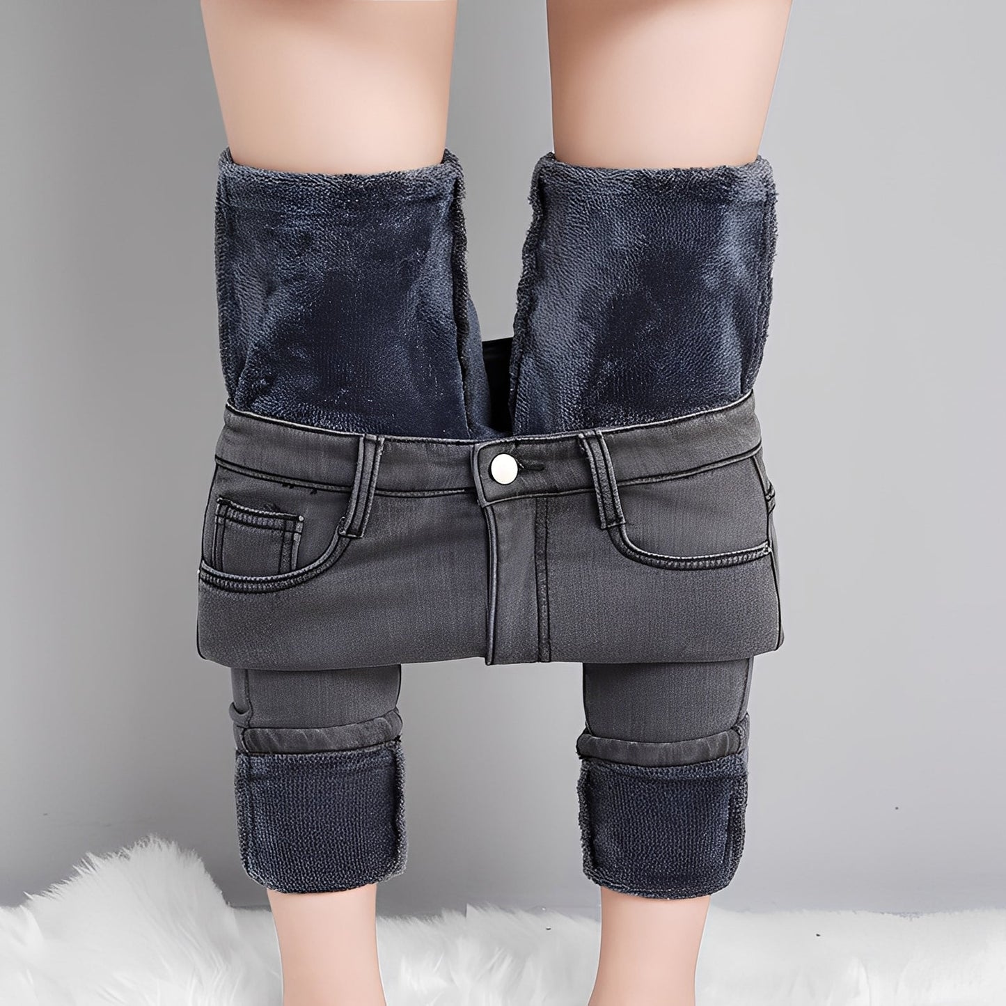 Betty - Teplé termoskinnyjeans pro ženy