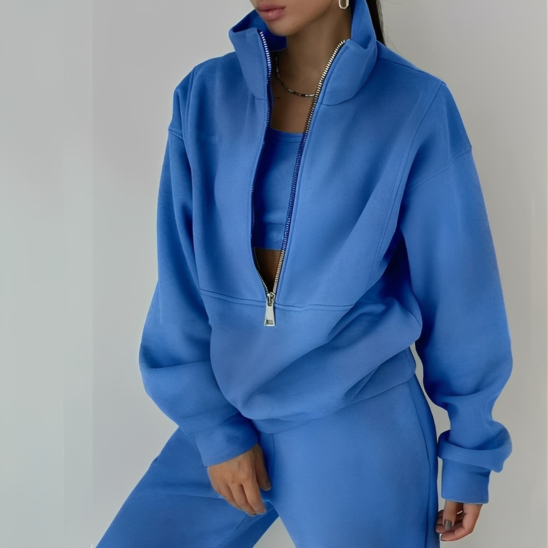 Mélissa - Dvoudílná oversize sada z pohodlné teplákoviny