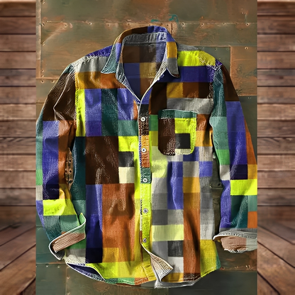 Gontran - Stylová pánská košile s praktickou kapsou