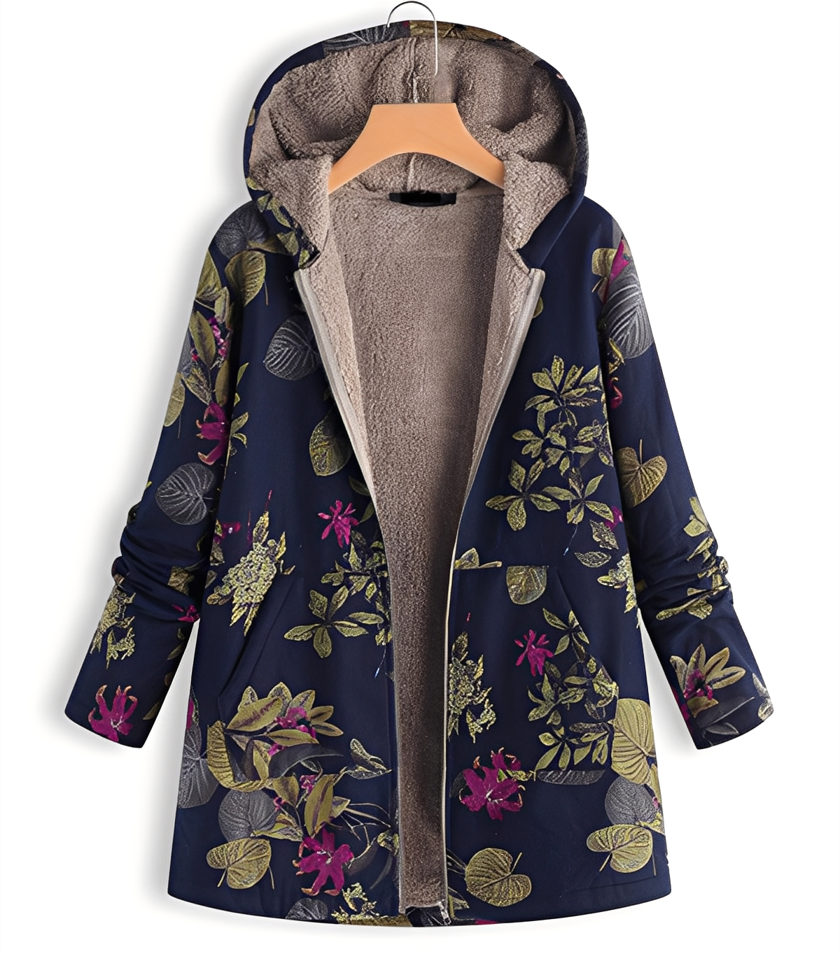 Jaslene - Klasická, tlustá, teplá parka bunda pro ženy