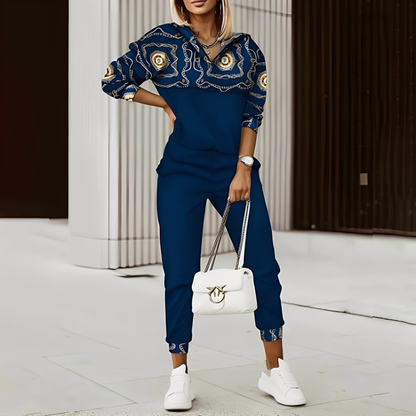 Hollie - Stylový teplákový souprava s zipem pro ženy