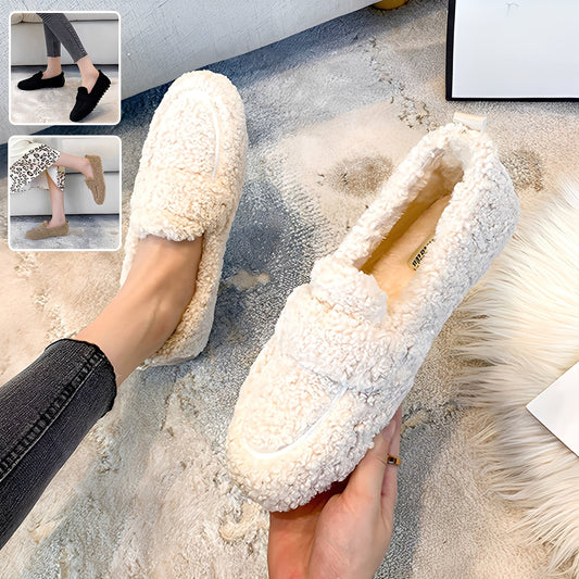 Mara - Zimní dámské hřejivé mokasíny