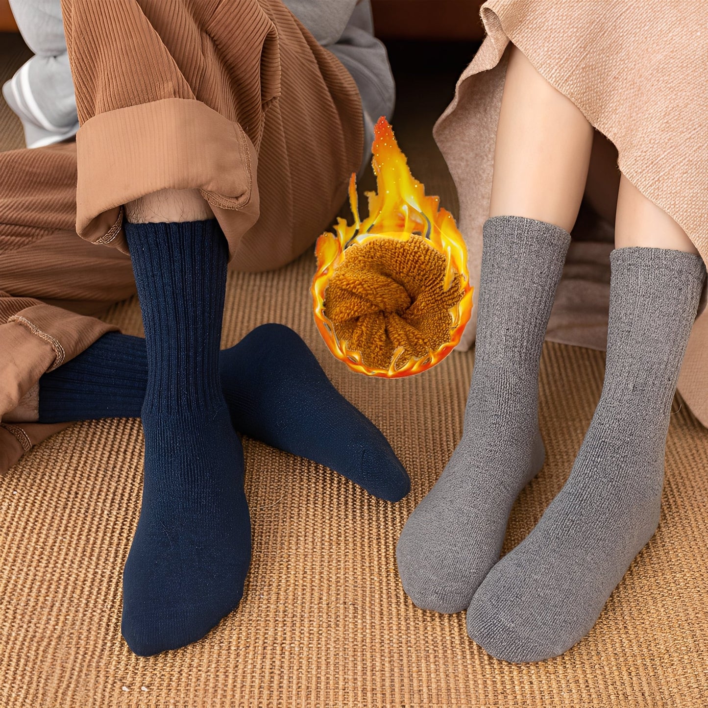 Carmella - Ležérní unisex ponožky, teplé a silné