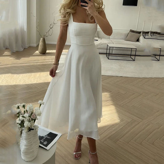 Sofia – Bezrukávové Elegantní Šaty