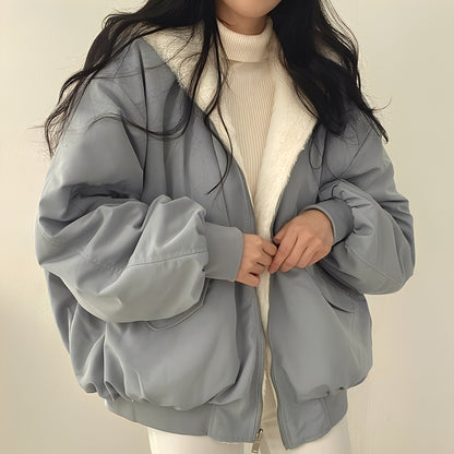 Jasmine - Moderní, tlustý, volný kabát pro ženy