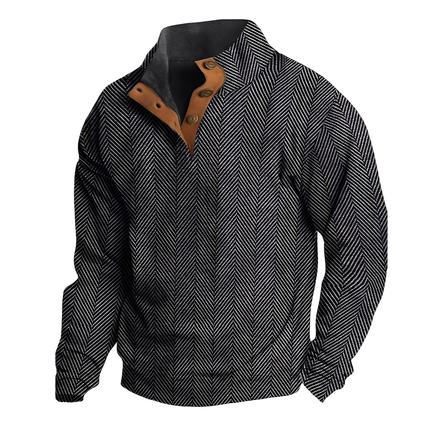 Austin - Retro-svetr se stylovým potiskem pro muže