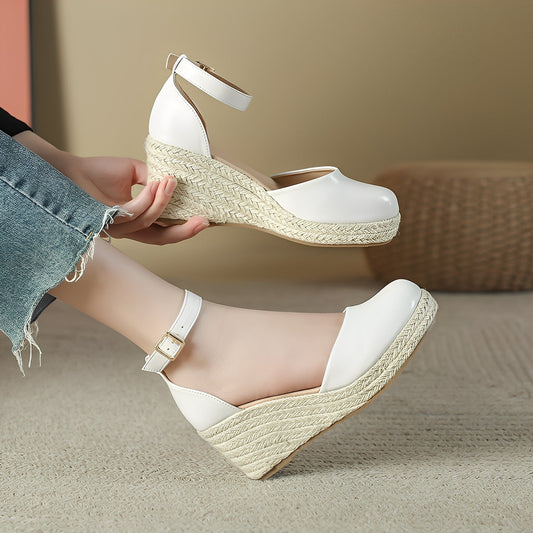 Yasmine - Trendové klínové sandály pro ženy