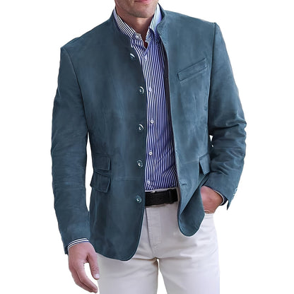 Geoffrey - Neformální Button-Down Bunda pro Muže