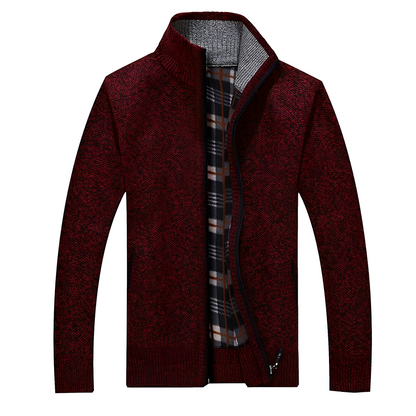 Malinda - Stylový cardigan s měkkou fleece podšívkou pro muže