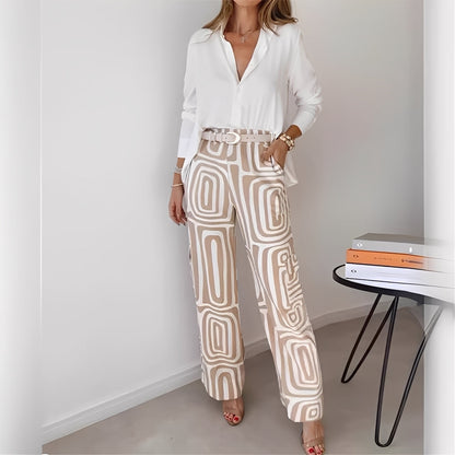 Ginette - Trendy dámská blůza a kalhoty