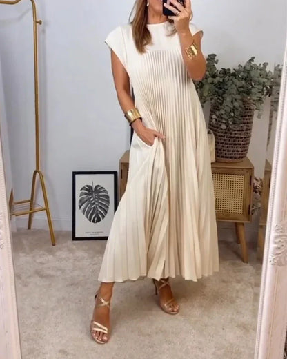 Gillian - Elegantní Monochromatické Maxi Šaty