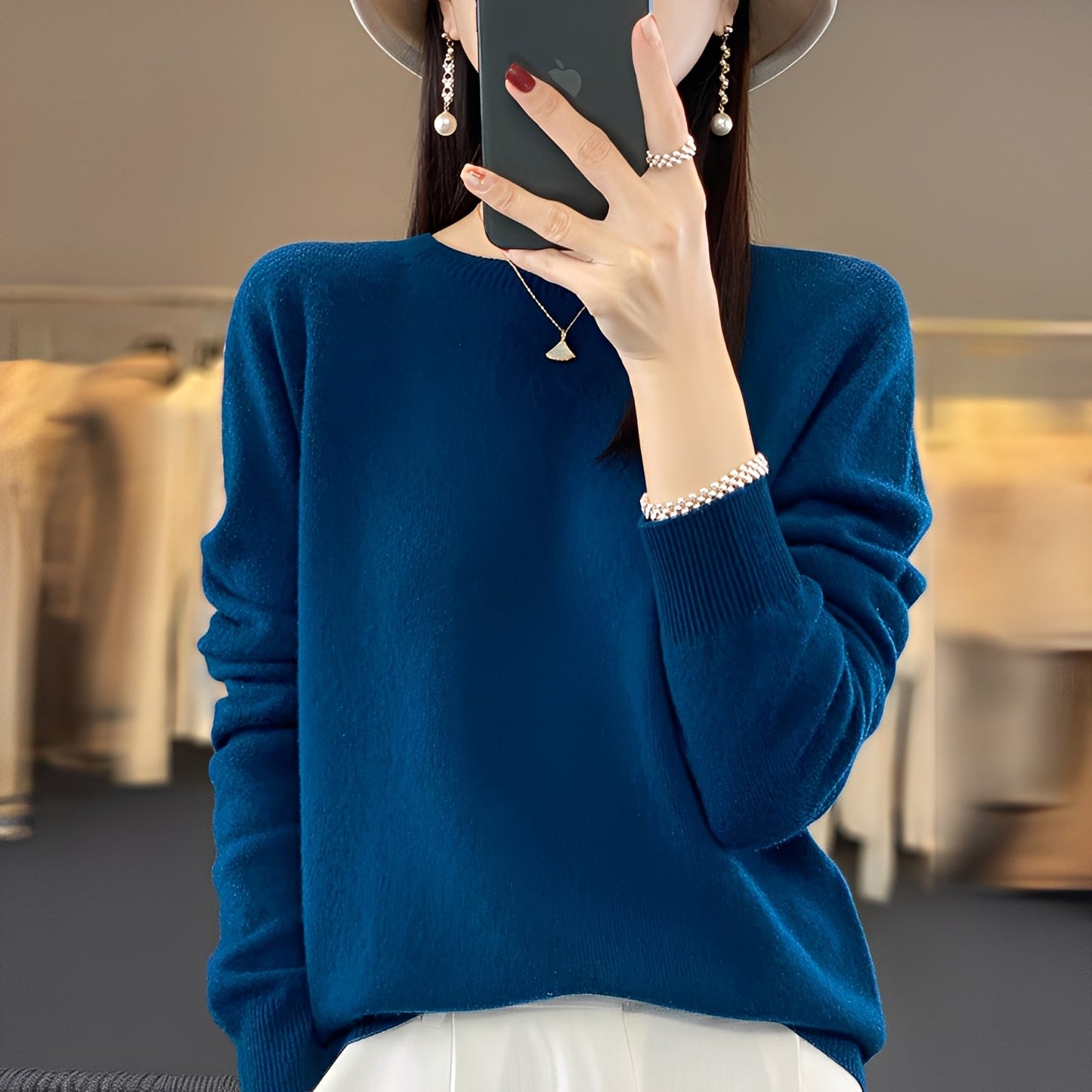 Cheyanne - Elegantní kašmírový svetr pro dámy