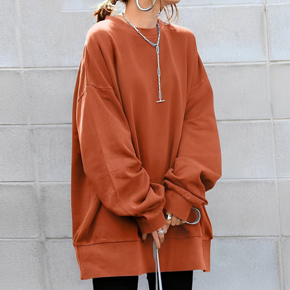 Andrina - Oversized svetr s kulatým výstřihem pro ženy