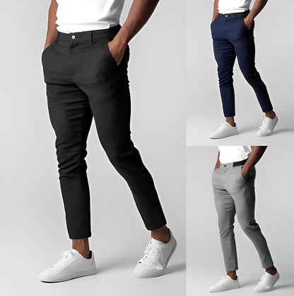 Justine - Ležérní Slim-Fit Chino kalhoty pro muže