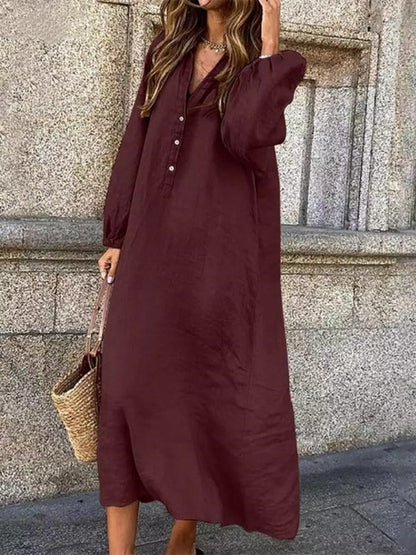 Meryl - Šaty z Lnu a Svěží Bavlny