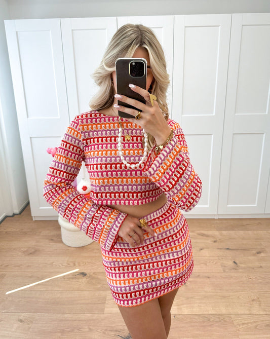 Giada – Souprava Crop Top a Minisukně