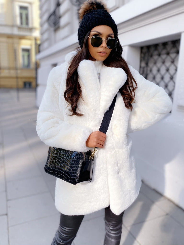 Jessamyn - Stylová, teplá umělá kožešinová bunda pro ženy