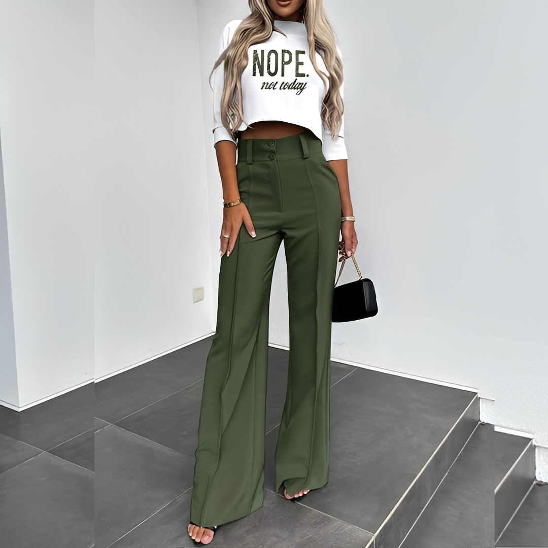 Mélisande - Elegantní dámský top a kalhoty