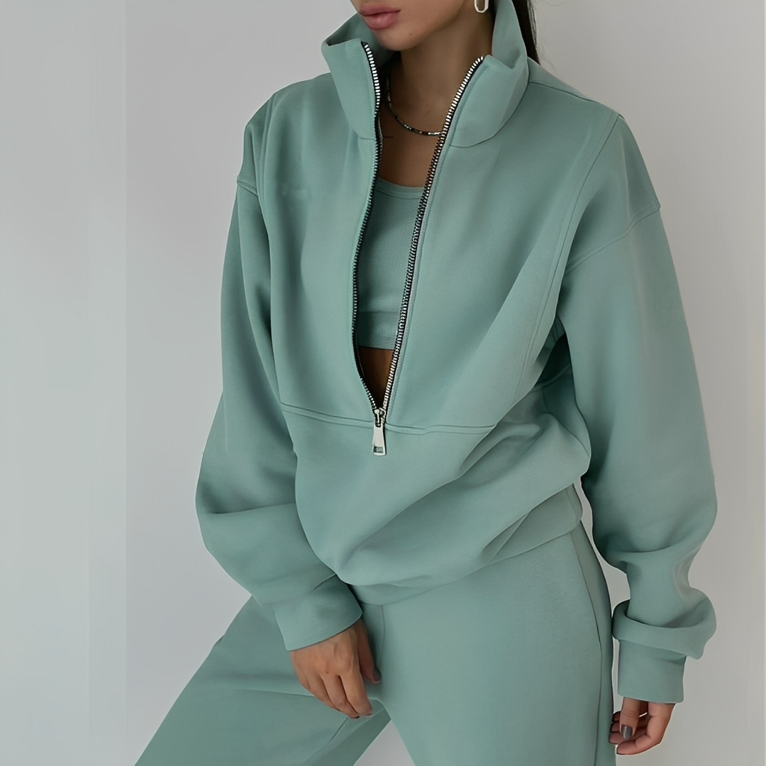 Mélissa - Dvoudílná oversize sada z pohodlné teplákoviny