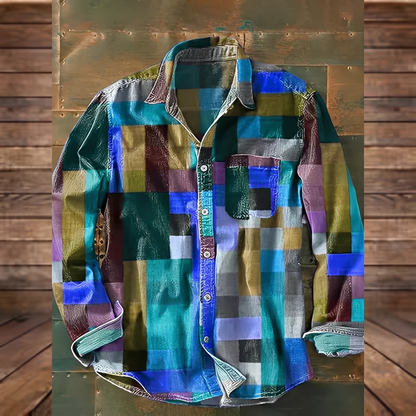 Gontran - Stylová pánská košile s praktickou kapsou